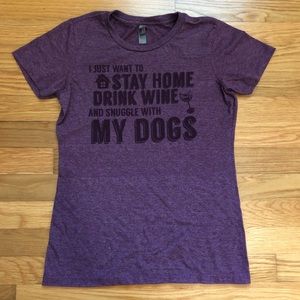 Wine & Dogs Tee Shirt